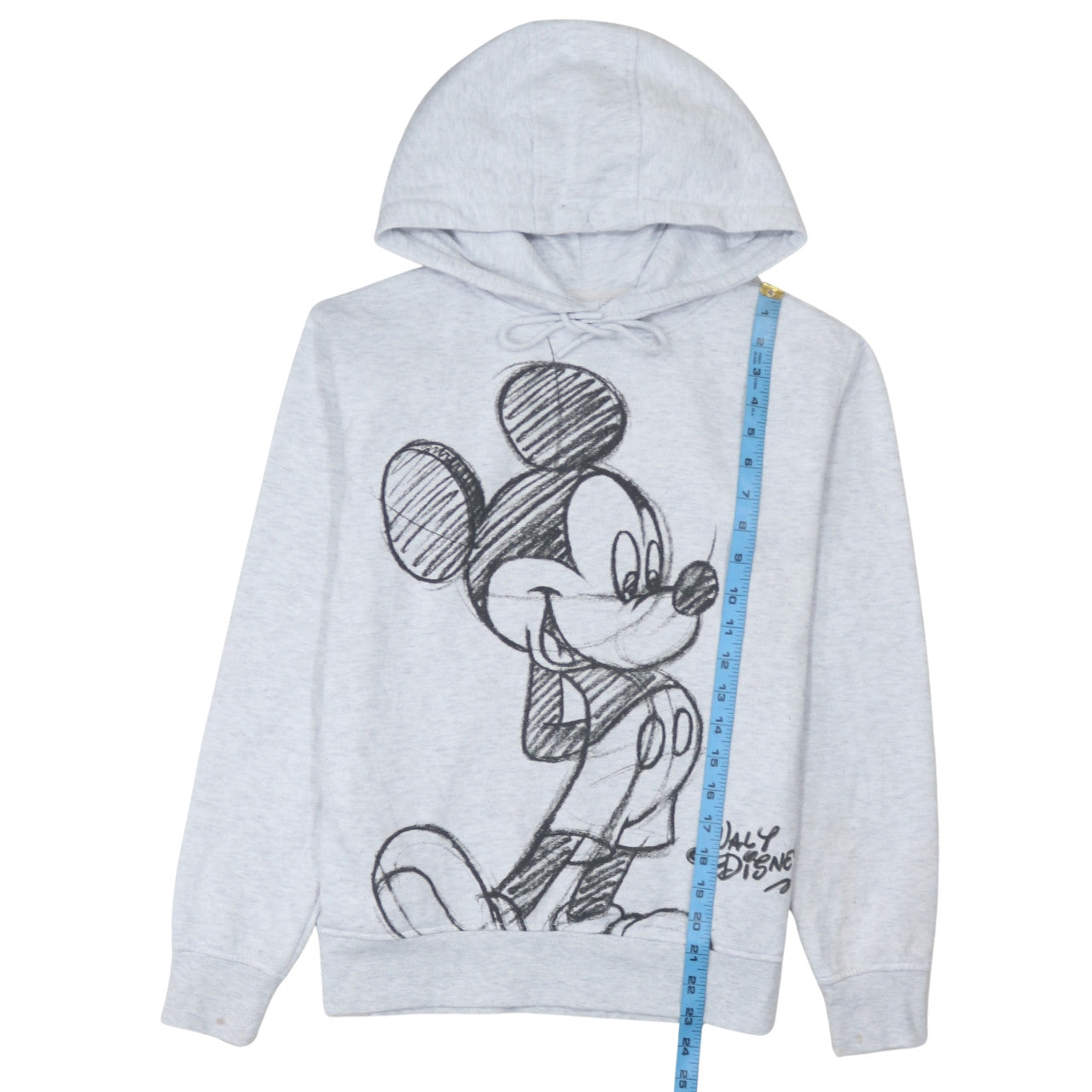 Disney Primark Women Grey Mickey Mouse Pullover Hoodie 2XS