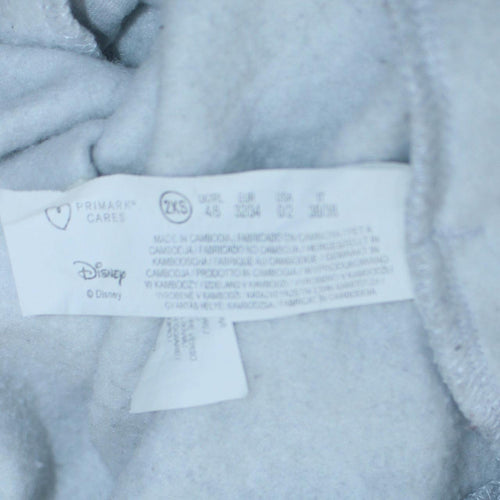 Disney Primark Women Grey Mickey Mouse Pullover Hoodie 2XS