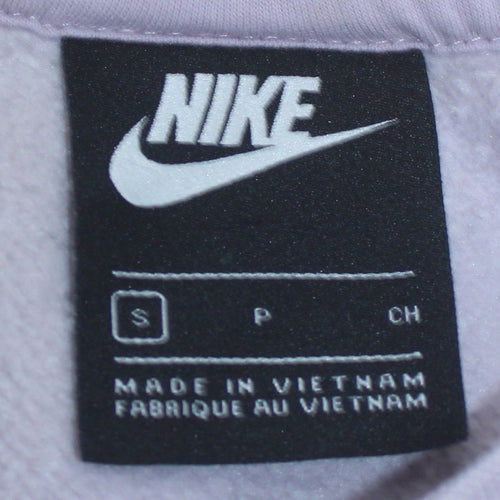 Nike Women’s Lilac Crew Neck Pullover Sweatshirt Small 80% Cotton
