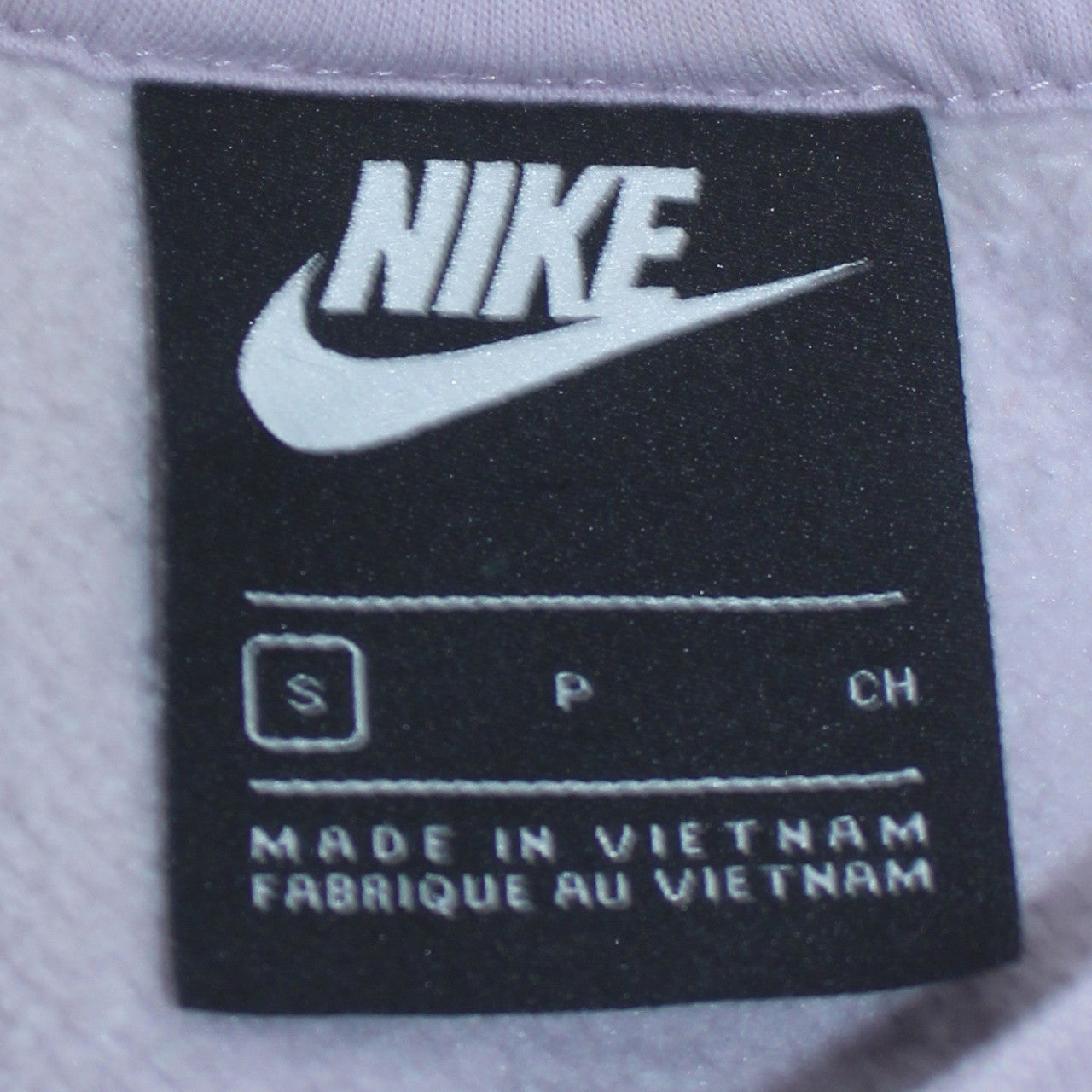 Nike Women’s Lilac Crew Neck Pullover Sweatshirt Small 80% Cotton