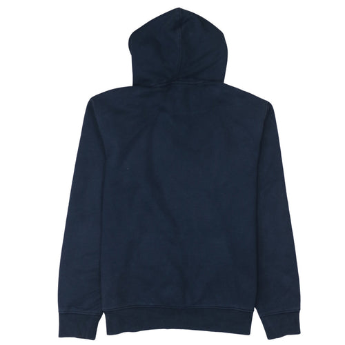 Timberland Men’s Blue Pullover Hoodie Medium Graphic Logo