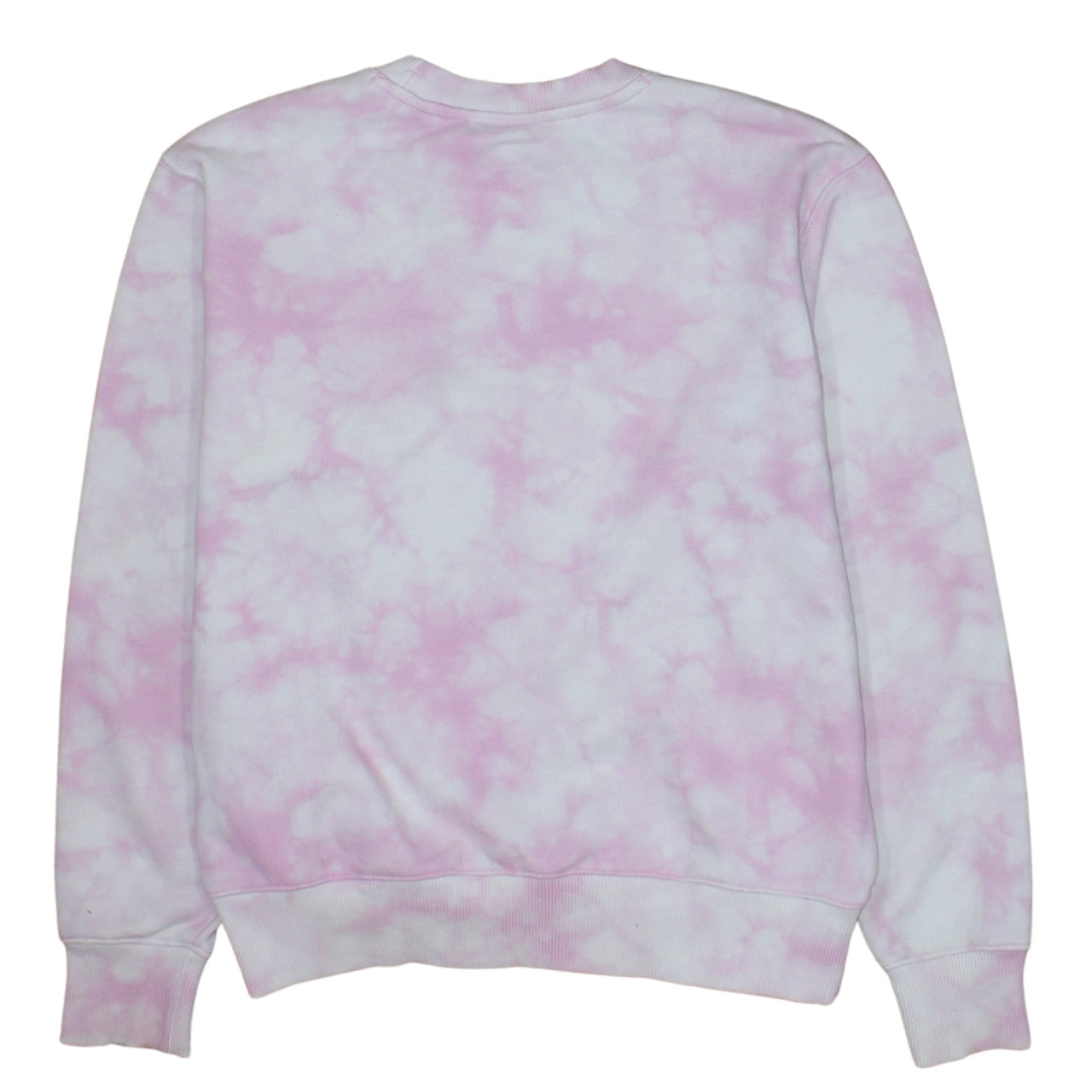 Champion Women's Pink Tie-Dye Pullover Sweatshirt Small Cotton Blend