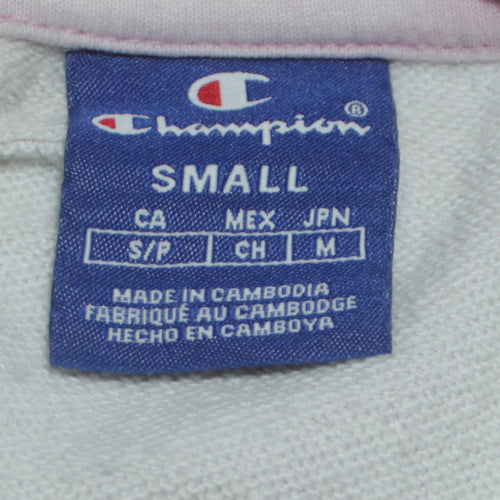 Champion Women's Pink Tie-Dye Pullover Sweatshirt Small Cotton Blend