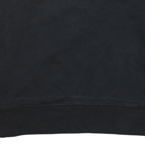 GAP Men's Black XS Pullover Sweatshirt Crew Neck Embroidered Logo