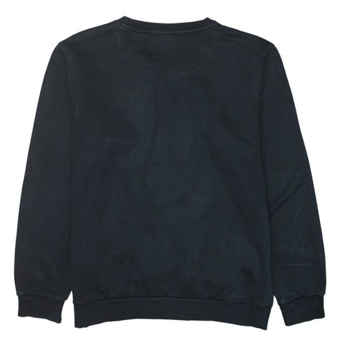 Puma Men's Black Crew Neck Logo Pullover Sweatshirt Size M