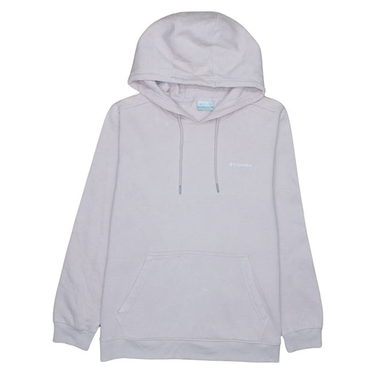 Columbia Womens Beige Pullover Hoodie XL Fleece Lined Casual Sweatshirt