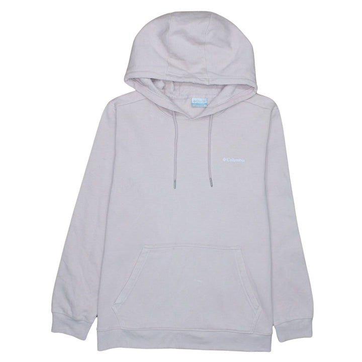 Columbia Womens Beige Pullover Hoodie XL Fleece Lined Casual Sweatshirt