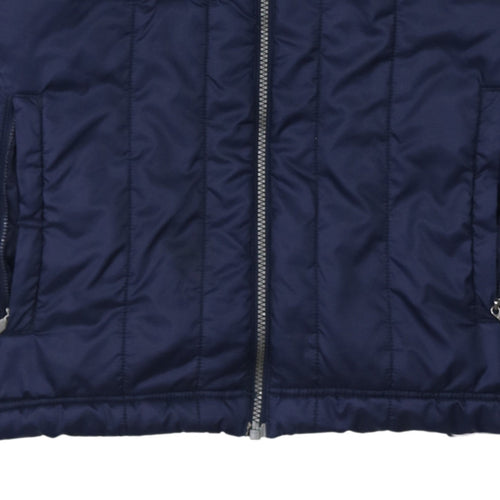 Puma Men's Blue Puffer Jacket S Full Zip Sports Winter Coat