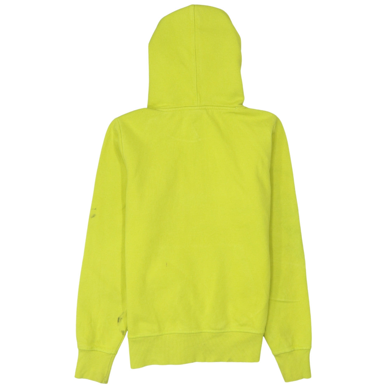 Champion Men's Yellow Small Pullover Hoodie with Logo