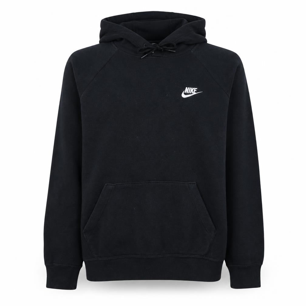 Nike Men's Black Pullover Hoodie Size S Hooded Fleece Sweatshirt