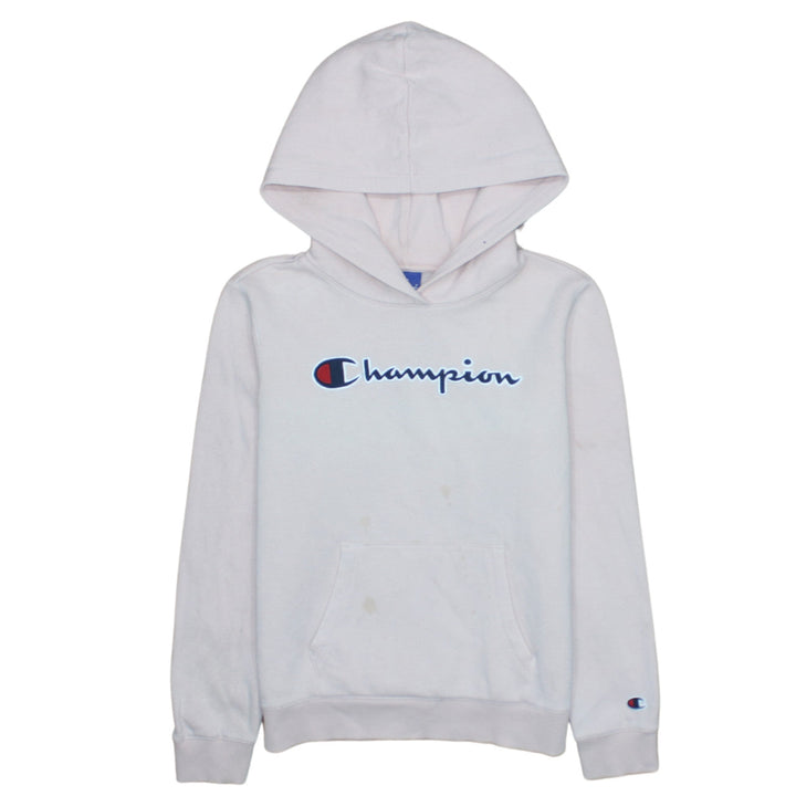 Champion Girls White Pullover Hoodie 13-14 Years Hooded Sweatshirt