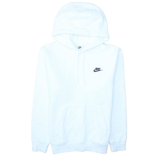 Nike Men's White XS Pullover Hoodie Sweatshirt with Logo
