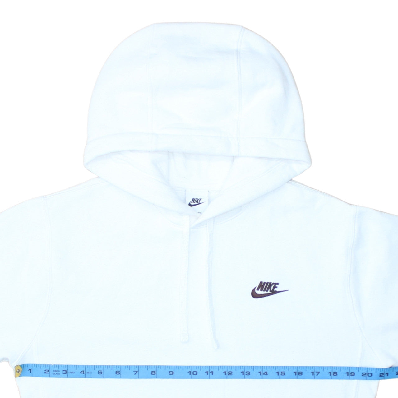 Nike Men's White XS Pullover Hoodie Sweatshirt with Logo