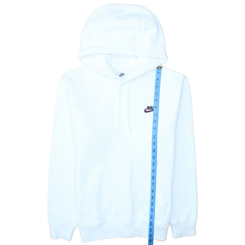 Nike Men's White XS Pullover Hoodie Sweatshirt with Logo