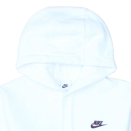 Nike Men's White XS Pullover Hoodie Sweatshirt with Logo