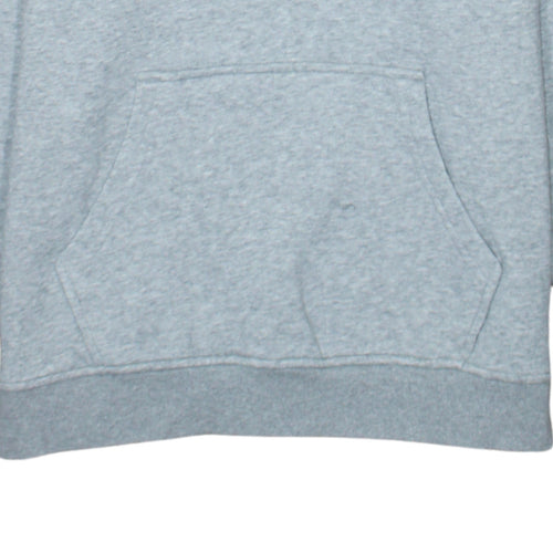 Adidas Womens Grey Pullover Hoodie Size 8 Cotton Blend Casual