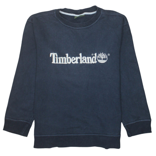 Timberland Womens Navy Blue Crew Neck Pullover Sweatshirt Size 14