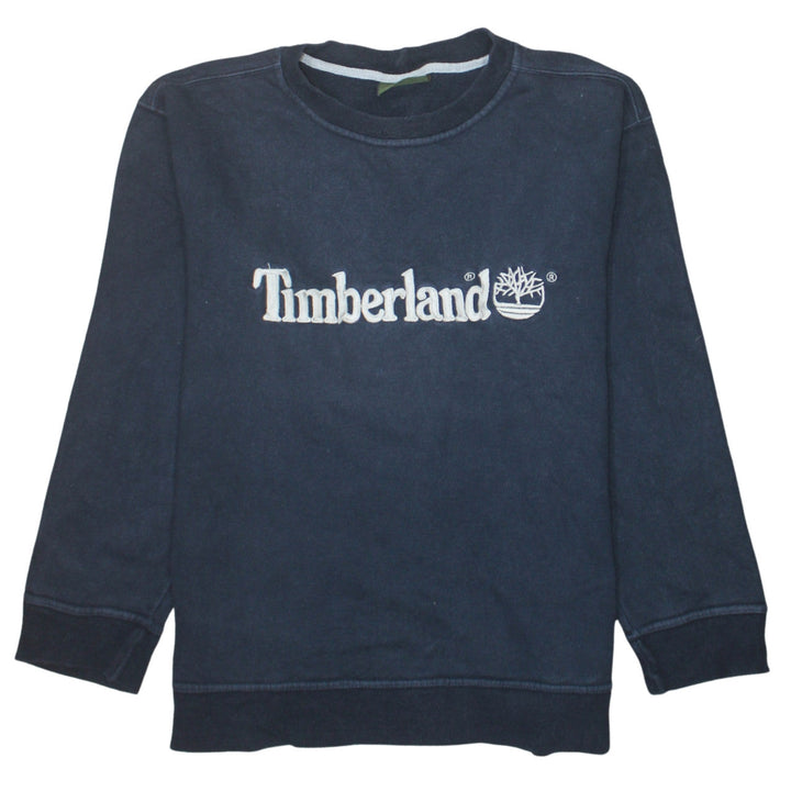 Timberland Womens Navy Blue Crew Neck Pullover Sweatshirt Size 14