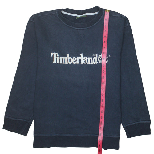 Timberland Womens Navy Blue Crew Neck Pullover Sweatshirt Size 14