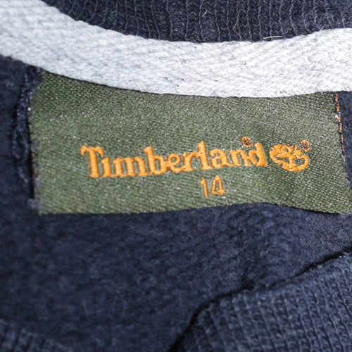 Timberland Womens Navy Blue Crew Neck Pullover Sweatshirt Size 14