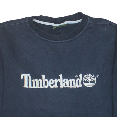Timberland Womens Navy Blue Crew Neck Pullover Sweatshirt Size 14