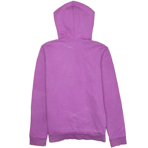 Adidas Womens Purple Hoodie Medium 12-14 Pullover Hooded Sweatshirt
