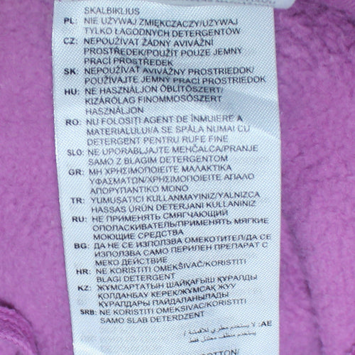 Adidas Womens Purple Hoodie Medium 12-14 Pullover Hooded Sweatshirt