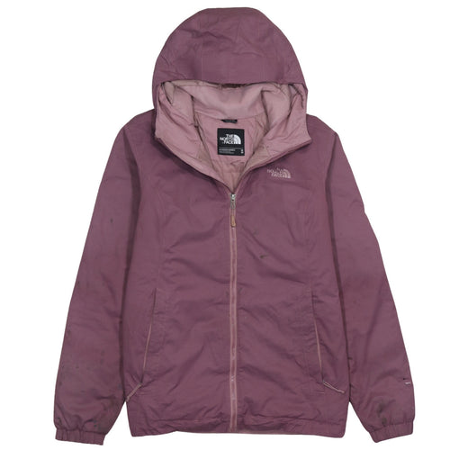 The North Face Womens Purple Hooded Waterproof Parka Jacket Size M