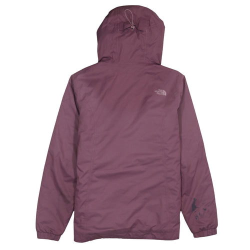 The North Face Womens Purple Hooded Waterproof Parka Jacket Size M