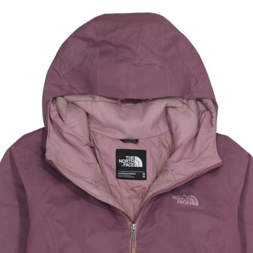 The North Face Womens Purple Hooded Waterproof Parka Jacket Size M