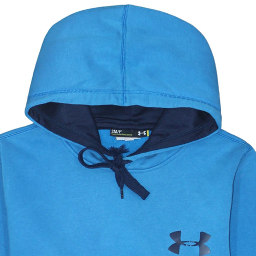 Under Armour Men's Blue Pullover Hoodie Size S Regular Fit Sportswear