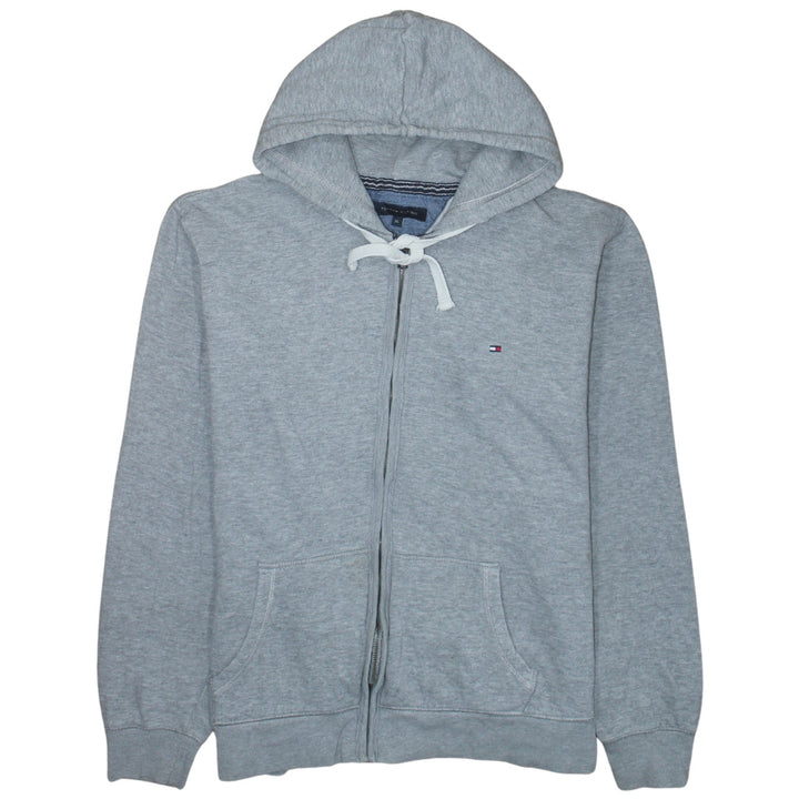 Tommy Hilfiger Mens Grey XL Full Zip Hoodie Sweatshirt