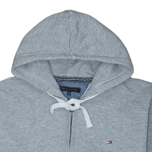 Tommy Hilfiger Mens Grey XL Full Zip Hoodie Sweatshirt