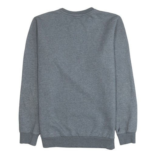 Puma Men's Grey Crew Neck Sweatshirt Small Regular Fit Fleece