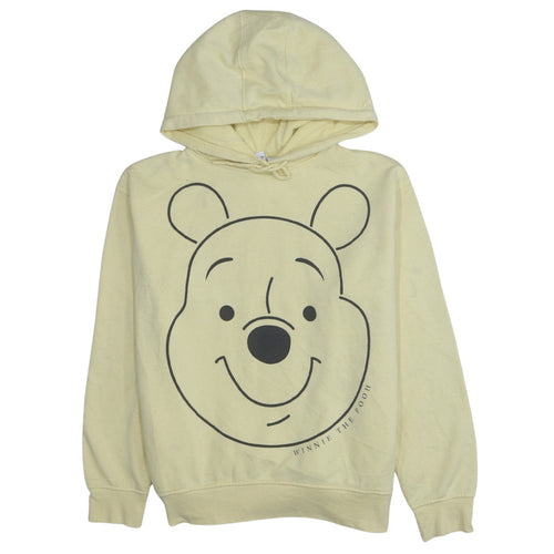 Disney Primark Cares Women Yellow Winnie the Pooh Pullover Hoodie Size S
