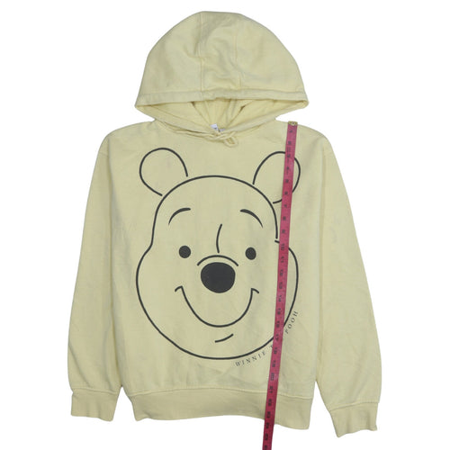 Disney Primark Cares Women Yellow Winnie the Pooh Pullover Hoodie Size S