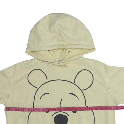 Disney Primark Cares Women Yellow Winnie the Pooh Pullover Hoodie Size S