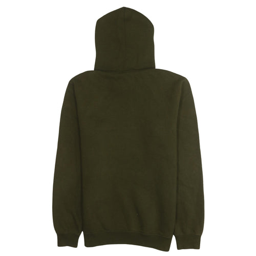 Champion Men’s Green Pullover Hoodie Large Logo Cotton Blend