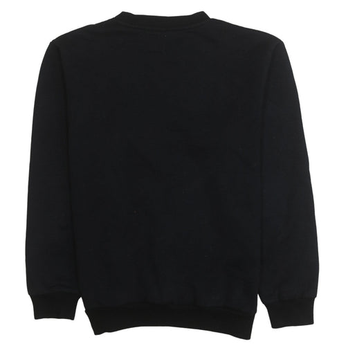 Lonsdale Men’s Black XL Pullover Sweatshirt Crew Neck Logo Jumper