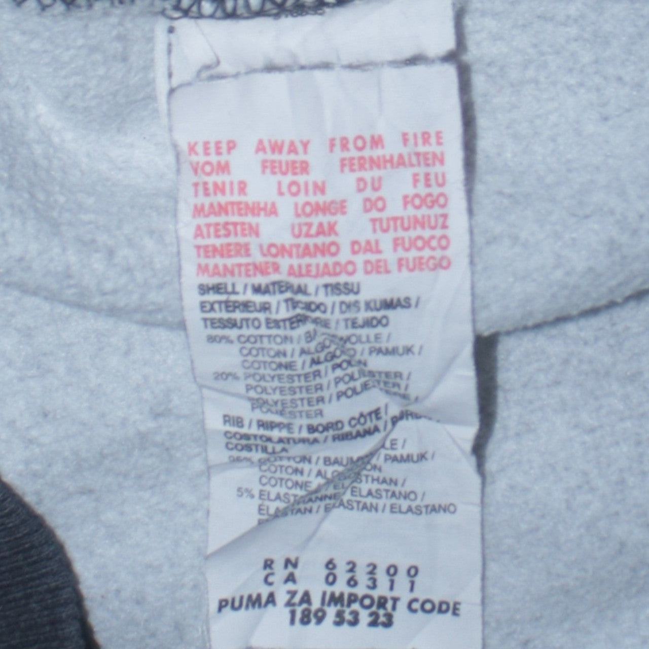 Puma Womens Black Pullover Hoodie Size 16 Logo Fleece Casual