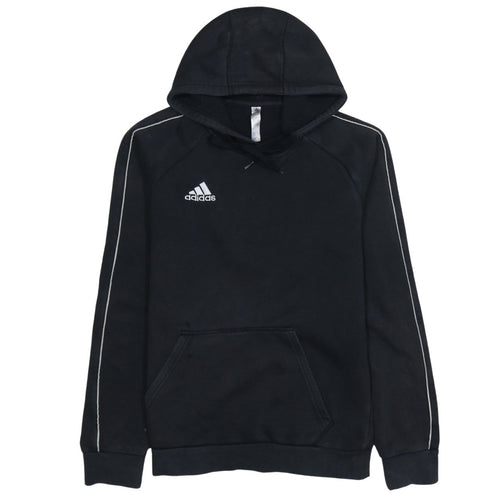 Adidas Men's Black Pullover Hoodie Small Sports Fleece Sweatshirt