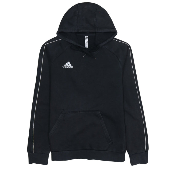 Adidas Men's Black Pullover Hoodie Small Sports Fleece Sweatshirt