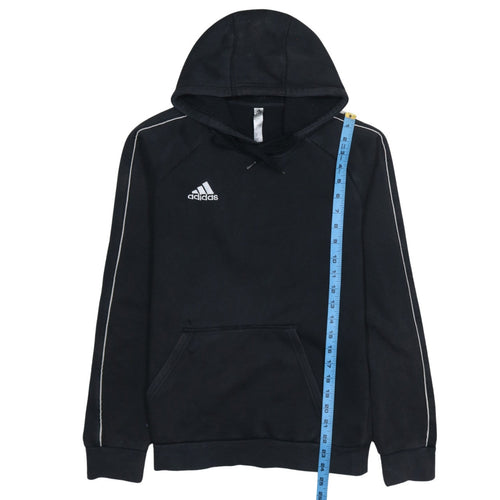 Adidas Men's Black Pullover Hoodie Small Sports Fleece Sweatshirt