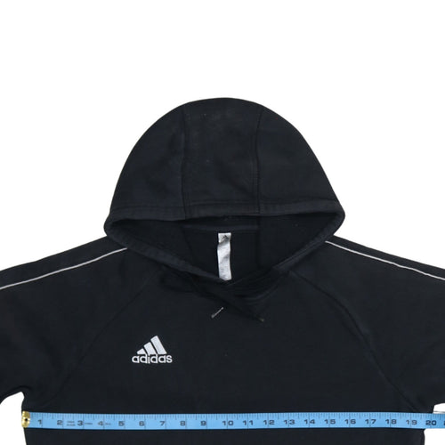 Adidas Men's Black Pullover Hoodie Small Sports Fleece Sweatshirt
