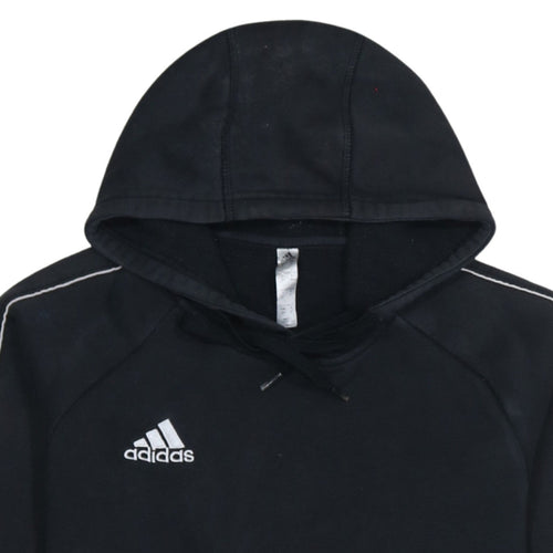 Adidas Men's Black Pullover Hoodie Small Sports Fleece Sweatshirt