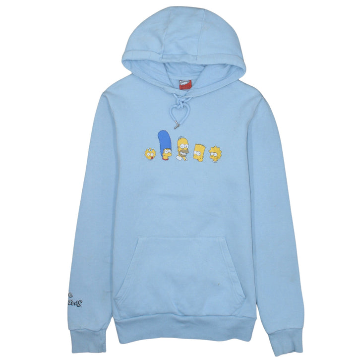 Primark The Simpsons Blue Pullover Men's Hoodie XS Graphic Print