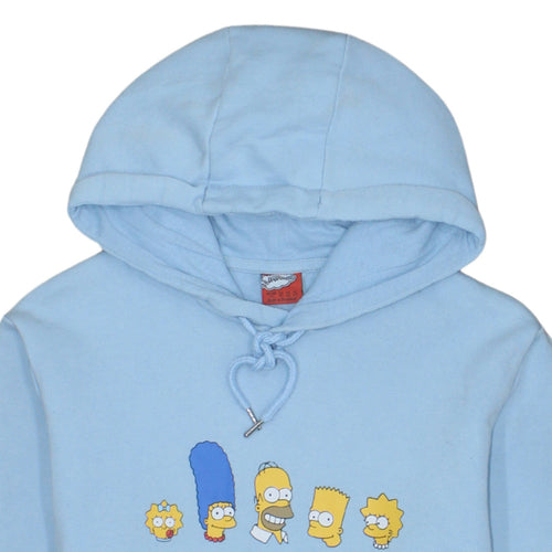Primark The Simpsons Blue Pullover Men's Hoodie XS Graphic Print