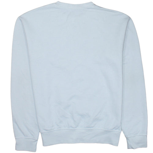 Ralph Lauren Women White Polyester Cotton Crew Neck Pullover Sweatshirt M