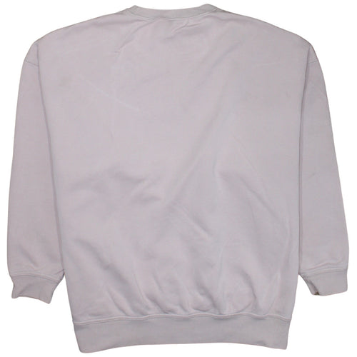 Nike Men's Beige Crew Neck Fleece Sweatshirt Small Pullover