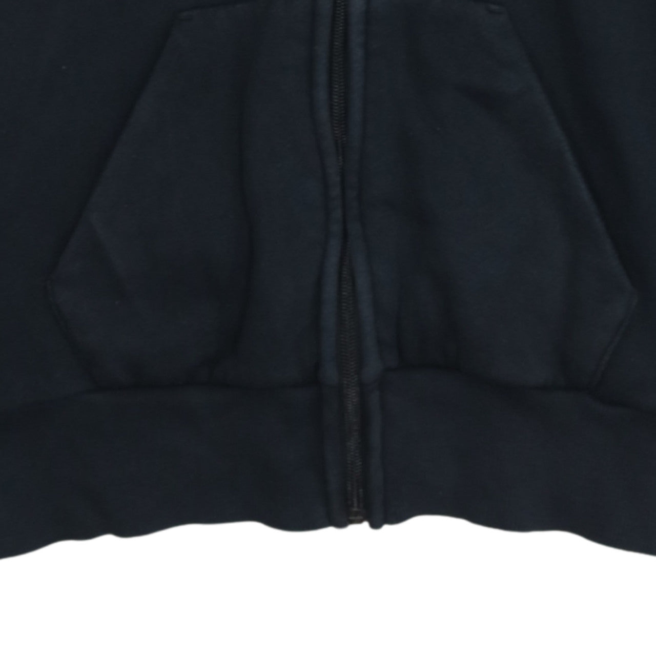 Puma Women Black Full Zip Hoodie Size 10 Hooded Sweatshirt